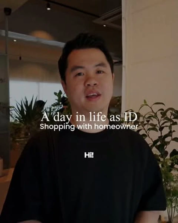 Reel thumbnail: a day in the life of an interior designer, shopping with a homeowner
